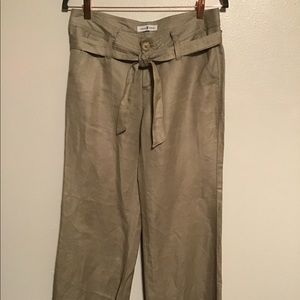 For me| wide leg linen blend pants